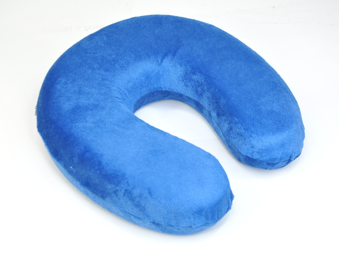 подушка синяя